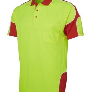 JB's Hi Vis S/S Arm Panel Polo 6AP4S