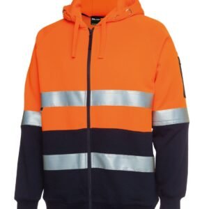 JB's Hi Vis (D+N) Full Zip Fleecy Hoodie 6DNH