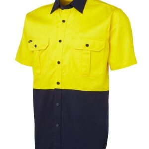 JB's Hi Vis S/S 190G Work Shirt 6HWS
